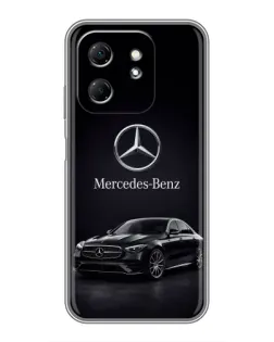 Чехол для Infinix Hot 50i с картинкой «Mercedes — решетка радиатора»
