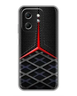 Чехол для Infinix Hot 50i с картинкой «Mercedes Carbon Grid»