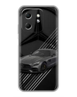 Чехол для Infinix Hot 50i с картинкой «Mercedes AMG — графика»