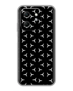 Чохол для Infinix Hot 50i з картинкою «Mercedes паттерн зірок»
