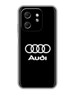 Чехол для Infinix Hot 50i с картинкой «Классическое лого Audi»