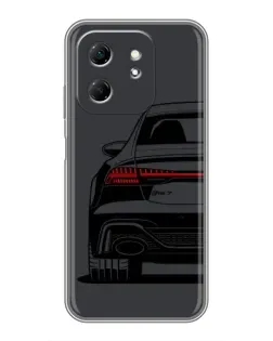 Чехол для Infinix Hot 50i с картинкой «Задняя часть Audi — арт»
