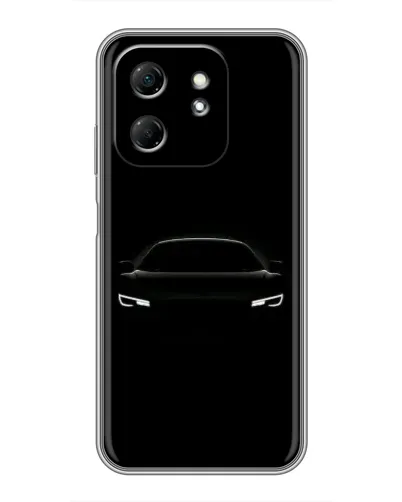 Чехол для Infinix Hot 50i с картинкой «Взгляд Audi в темноте»