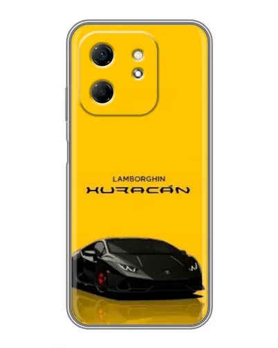 Чехол для Infinix Hot 50i с картинкой «Lamborghini Huracan черный» Чехол для Infinix Hot 50i с картинкой «Lamborghini Huracan черный»