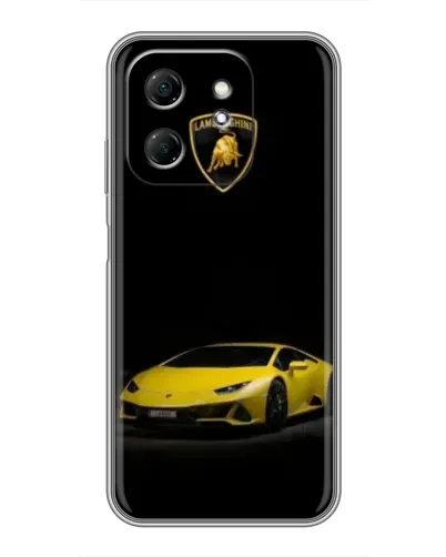 Чехол для Infinix Hot 50i с картинкой «Lamborghini желтый акцент» Чехол для Infinix Hot 50i с картинкой «Lamborghini желтый акцент»