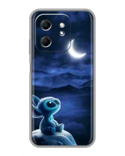 Чехол для Infinix Hot 50i с картинкой «Лунная ночь Стича»