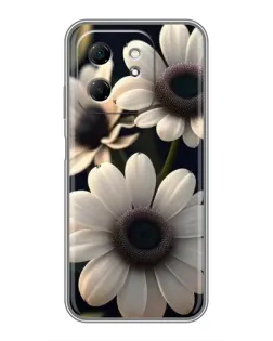 Чехол для Infinix Hot 50i с картинкой «Белые маргаритки макро» Чехол для Infinix Hot 50i с картинкой «Белые маргаритки макро»