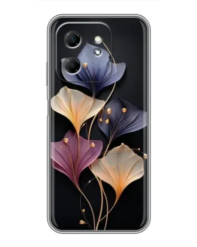 Чехол для Infinix Hot 50i с картинкой «Лиловые цветы грации» Чехол для Infinix Hot 50i с картинкой «Лиловые цветы грации»