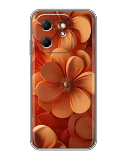 Чехол для Infinix Hot 50i с картинкой «Оранжевый макро цветок» Чехол для Infinix Hot 50i с картинкой «Оранжевый макро цветок»
