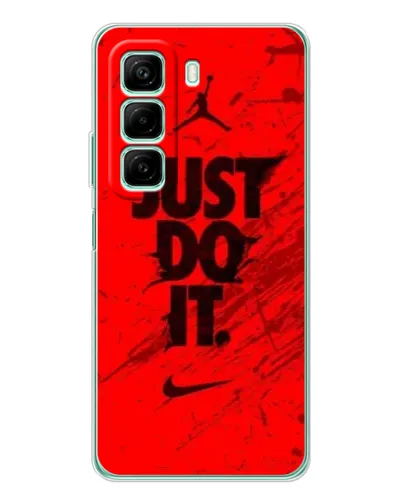 Чехол для Infinix Hot 60 5G Plus с картинкой «Nike Just Do It»
