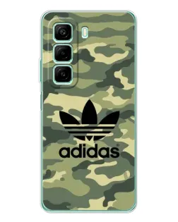 Чехол для Infinix Hot 60 5G Plus с картинкой «Милитари стиль Adidas» Чехол для Infinix Hot 60 5G Plus с картинкой «Милитари стиль Adidas»