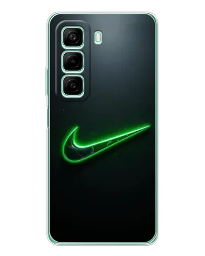 Чехол для Infinix Hot 60 5G Plus с картинкой «Неоновый контур Nike» Чехол для Infinix Hot 60 5G Plus с картинкой «Неоновый контур Nike»