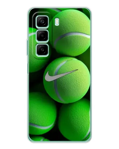 Чехол для Infinix Hot 60 5G Plus с картинкой «Теннисные мячи Найк» Чехол для Infinix Hot 60 5G Plus с картинкой «Теннисные мячи Найк»
