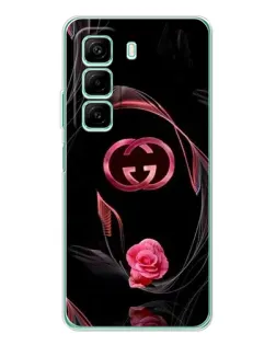 Чохол для Infinix Hot 60 5G Plus з картинкою «Gucci — неонова троянда»