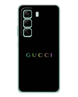 Чохол для Infinix Hot 60 5G Plus з картинкою «Gucci — неоновий мінімалізм»
