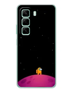 Чехол для Infinix Hot 60 5G Plus с картинкой «Одинокий герой на планете» Чехол для Infinix Hot 60 5G Plus с картинкой «Одинокий герой на планете»