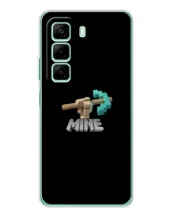 Чехол для Infinix Hot 60 5G Plus с картинкой «Алмазная кирка» Чехол для Infinix Hot 60 5G Plus с картинкой «Алмазная кирка»