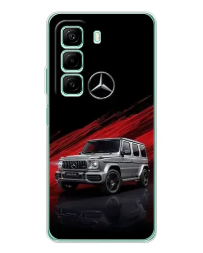 Чехол для Infinix Hot 60 5G Plus с картинкой «Mercedes G-Class красный»