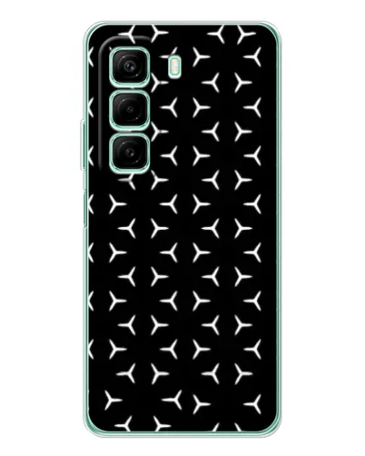 Чехол для Infinix Hot 60 5G Plus с картинкой «Mercedes паттерн звезд» Чехол для Infinix Hot 60 5G Plus с картинкой «Mercedes паттерн звезд»