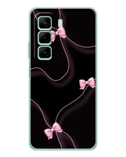 Чехол для Infinix Hot 60 5G Plus с картинкой «Розовые ленты»