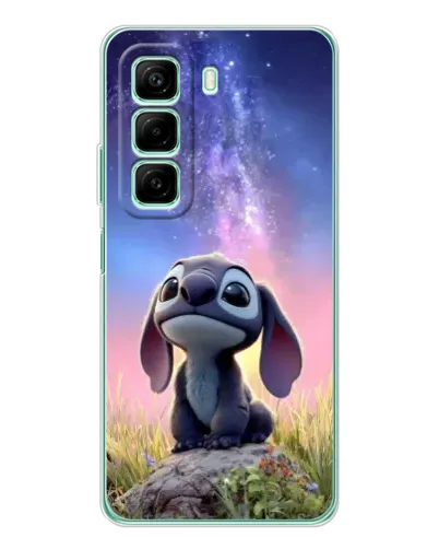 Чехол для Infinix Hot 60 5G Plus с картинкой «Стич на рассвете»