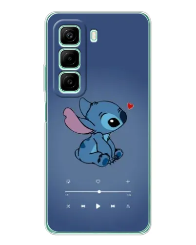 Чехол для Infinix Hot 60 5G Plus с картинкой «Музыкальный Stitch»
