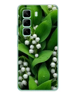 Чохол для Infinix Hot 60 5G Plus з картинкою «Конвалії в зелені»
