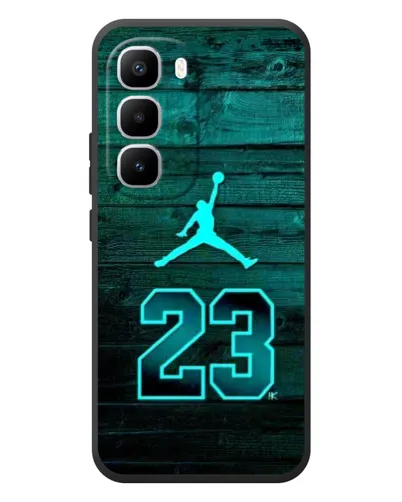Чехол для Infinix Hot 60 Pro Plus с картинкой «Jordan Cyan 23» Чехол для Infinix Hot 60 Pro Plus с картинкой «Jordan Cyan 23»
