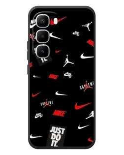Чехол для Infinix Hot 60 Pro Plus с картинкой «Nike Mix Pattern»