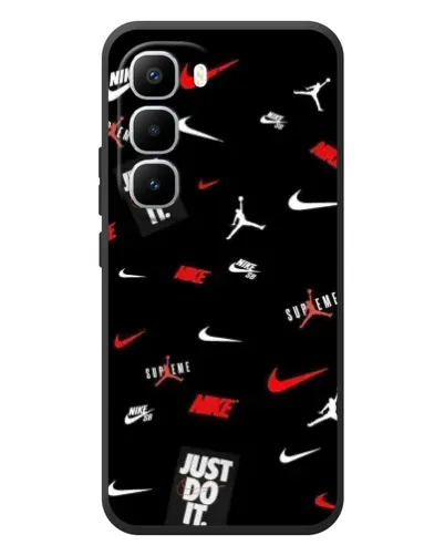 Чехол для Infinix Hot 60 Pro Plus с картинкой «Nike Mix Pattern» Чехол для Infinix Hot 60 Pro Plus с картинкой «Nike Mix Pattern»