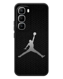 Чехол для Infinix Hot 60 Pro Plus с картинкой «Jordan Dark Carbon»
