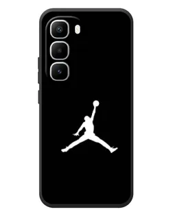 Чехол для Infinix Hot 60 Pro Plus с картинкой «Jordan Silhouette»