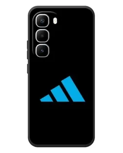 Чехол для Infinix Hot 60 Pro Plus с картинкой «Adidas Cyan Logo»