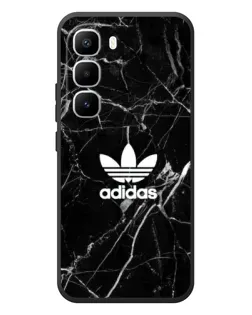 Чехол для Infinix Hot 60 Pro Plus с картинкой «Белый мрамор Adidas»