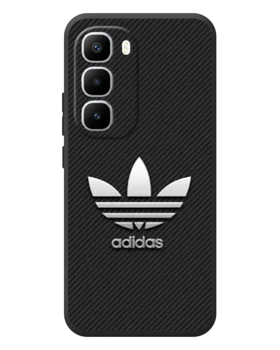 Чехол для Infinix Hot 60 Pro Plus с картинкой «Adidas Карбоновая текстура» Чехол для Infinix Hot 60 Pro Plus с картинкой «Adidas Карбоновая текстура»