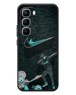 Чехол для Infinix Hot 60 Pro Plus с картинкой «Спортивный арт Nike»