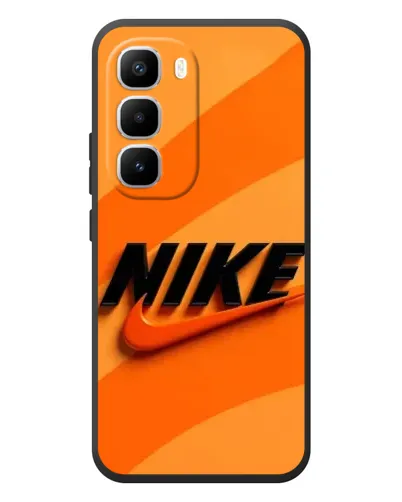 Чехол для Infinix Hot 60 Pro Plus с картинкой «Оранжевый драйв Nike»