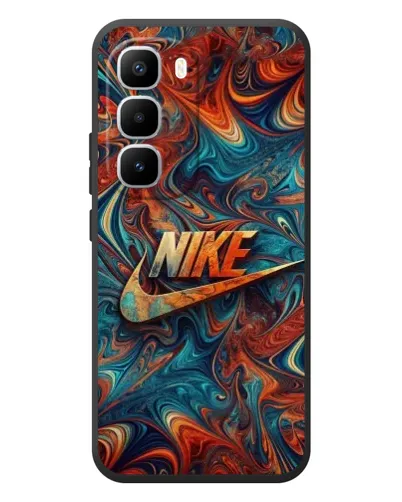 Чехол для Infinix Hot 60 Pro Plus с картинкой «Nike в абстракции»
