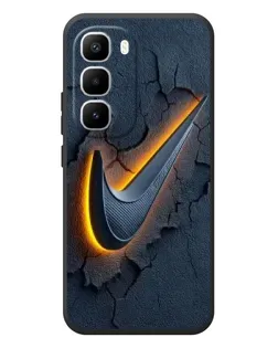 Чехол для Infinix Hot 60 Pro Plus с картинкой «Объемный логотип Найк» Чехол для Infinix Hot 60 Pro Plus с картинкой «Объемный логотип Найк»