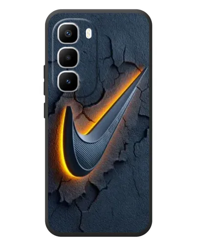 Чехол для Infinix Hot 60 Pro Plus с картинкой «Объемный логотип Найк»