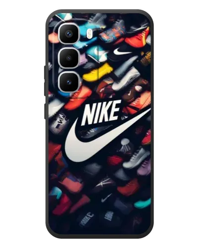 Чехол для Infinix Hot 60 Pro Plus с картинкой «Коллекция кроссовок Nike»