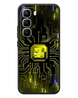 Чехол для Infinix Hot 60 Pro Plus с картинкой «Nike — золотая искра» Чехол для Infinix Hot 60 Pro Plus с картинкой «Nike — золотая искра»