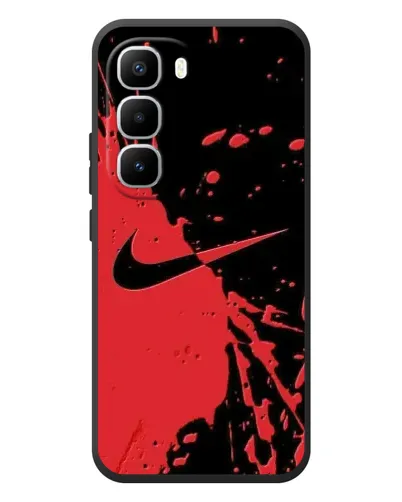 Чехол для Infinix Hot 60 Pro Plus с картинкой «Красные брызги Nike» Чехол для Infinix Hot 60 Pro Plus с картинкой «Красные брызги Nike»