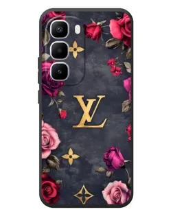 Чехол для Infinix Hot 60 Pro Plus с картинкой «Цветочный Louis Vuitton»