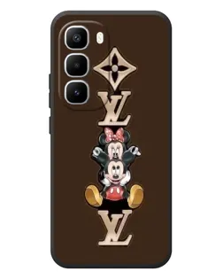 Чехол для Infinix Hot 60 Pro Plus с картинкой «LV и Микки Маус»