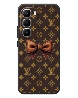 Чехол для Infinix Hot 60 Pro Plus с картинкой «LV с бантом»