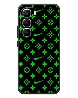 Чехол для Infinix Hot 60 Pro Plus с картинкой «Неоновый принт LV»