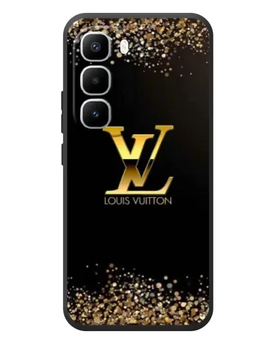 Чехол для Infinix Hot 60 Pro Plus с картинкой «LV — золотые искры» Чехол для Infinix Hot 60 Pro Plus с картинкой «LV — золотые искры»
