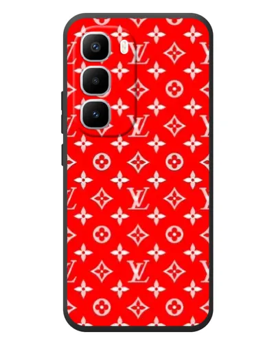 Чехол для Infinix Hot 60 Pro Plus с картинкой «Яркий паттерн LV» Чехол для Infinix Hot 60 Pro Plus с картинкой «Яркий паттерн LV»