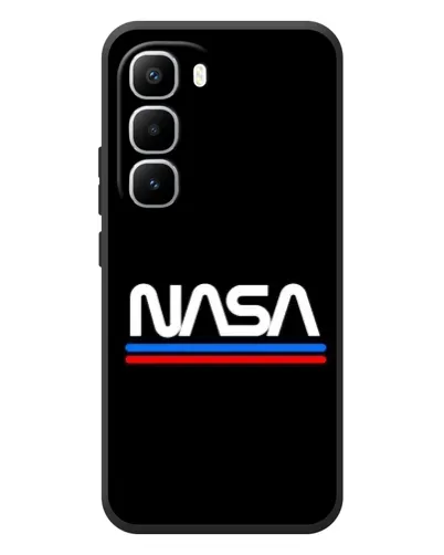 Чехол для Infinix Hot 60 Pro Plus с картинкой «NASA — классика Red Blue»
